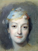 Portrait of Marie Fel 1713-78 1757 - Maurice Quentin de La Tour