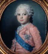 Portrait of Louis of France 1755-1824 Count of Provence and future King Louis XVIII - Maurice Quentin de La Tour