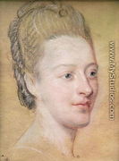 Portrait of Isabelle de Charriere 1740-1805 Belle de Zuylen, 1766 - Maurice Quentin de La Tour