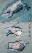 Study of the Hands of a Man - Maurice Quentin de La Tour
