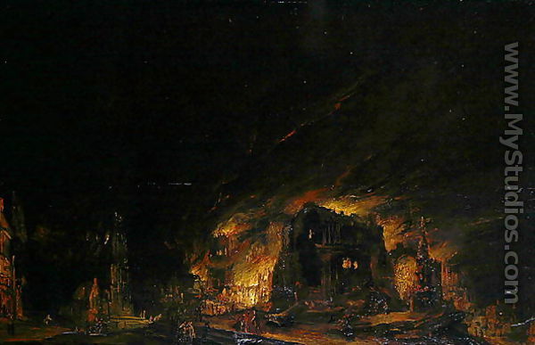 Fire, c.1760 - Johann Georg Trautmann