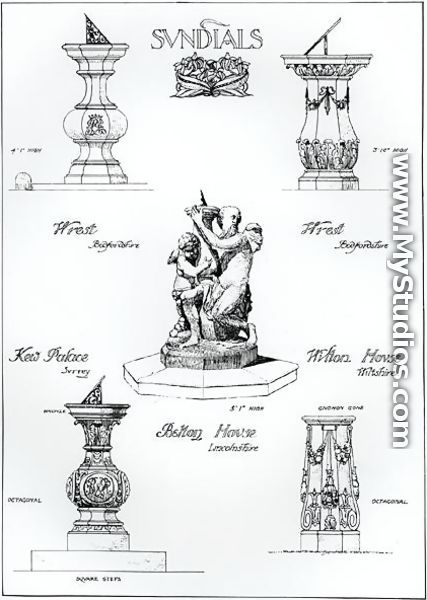 Sundials, c.1900  - Harry Inigo Triggs