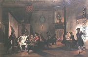 Interior with Military Officers - Cornelis Troost