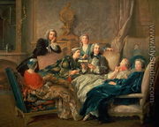 The Reading from Moliere, c.1728 - Jean François de Troy