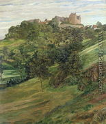Lichtenberg Castle in Odenwald, 1900 - Heinrich Wilhelm Truebner