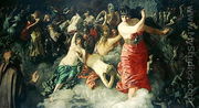 Scene from Dantes Divine Comedy, 1880 - Heinrich Wilhelm Truebner