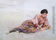 Girl on the Beach - Henry Scott Tuke