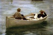 In the Rowing Boat, 1898  - Henry Scott Tuke