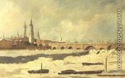 Old London Bridge during the Frost of 1795-96 - Daniel Turner