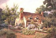 A Cottage Garden near Wokingham, Berkshire - Thomas Nicholson Tyndale
