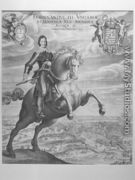 Portrait of Ferdinand III, Holy Roman Emperor, on horseback during the Battle of Noerdlingen, 6th September 1634, 1634 - Aegidius Sadeler or Saedeler