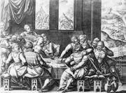 Life at the Court of Catherine de Medici 1519-89, 16th century  - Jean or Johann Sadeler