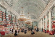 Charity Bazaar in the Banquet Chamber of the Yusupov Palace - Vasili Semenovich Sadovnikov