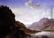 Mountainous River Landscape - Herman Saftleven