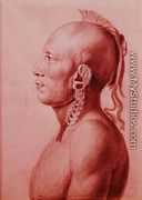 Cachasunghia, an Osage Warrior, 1806 - Charles Balthazar J. F. Saint-Memin