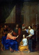 Christ with Martha and Mary - Claude II Saint-Paul