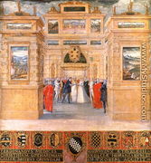 Nuptials of Ferdinando de Medici and Christina of Lorraine - Ventura Salimbeni