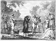 Execution of Flemish Protestants by Spanish Catholics, 1790 - Mathias de Sallieth