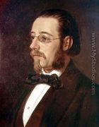 Portrait of Bedrich Smetana 1824-1884 Czech composer and pianist - Geskel Saloman