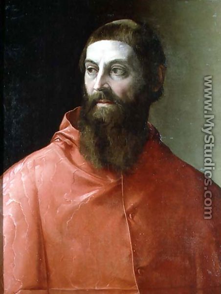 Cardinal Rudolfo Pio, Bishop of Faenza c.1500-64, 1528 - Francesco de