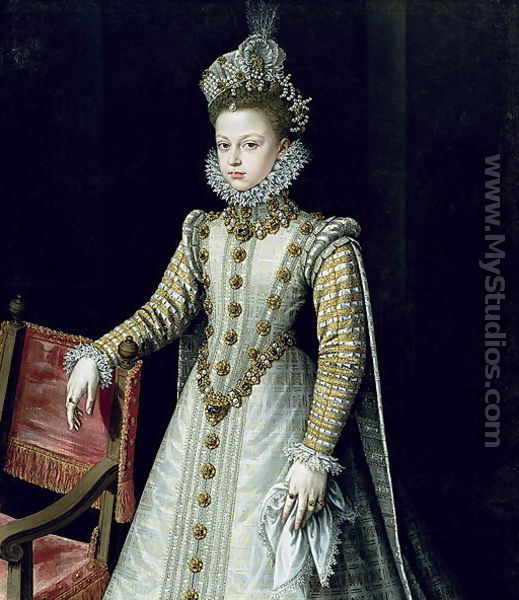 The Infanta Isabel Clara Eugenie 1566-1633 1579 - Alonso Sanchez Coello