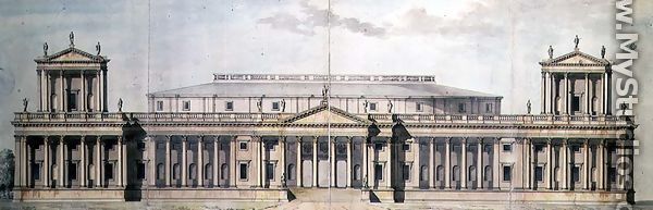 Sandby, Thomas 1721-98 Design for a National Mausoleum - Thomas Sandby