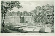 A View of the Aviary and Flower Garden at Kew, from Plans, Elevations, Sections and Perspective Views of the Gardens and Buildings at Kew in Surry, by Sir William Chambers 1726-96, engraved by Charles Grignion, published 1763 - Thomas Sandby