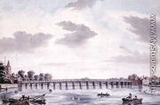 View of Old Battersea Bridge - Thomas Sandby
