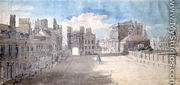 Whitehall, Holbein Gate and Banqueting House on the right - Thomas Sandby