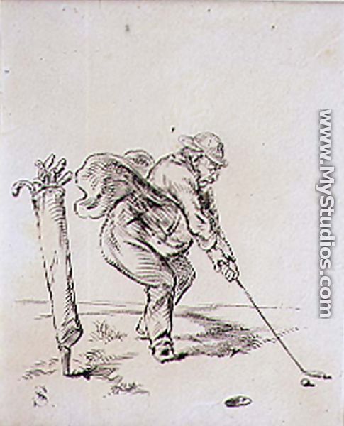 The Final Stroke, illustration from Graphic magazine, pub. c.1870  - Henry Sandercock