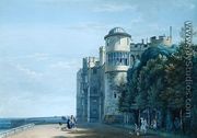 The North Terrace, Windsor Castle, looking East  - Paul Sandby