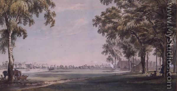 Eton College and Windsor from the Playing Fields - Paul Sandby