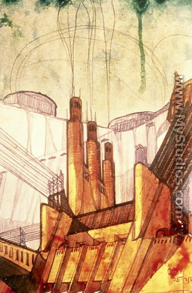 Electric Power Plant, 1914 - Antonio Sant
