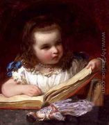A Girl Reading - James Sant