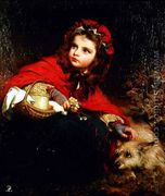 Little Red Riding Hood - James Sant