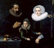 Family Portrait - Dirck Dircksz. Santvoort