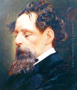 Portrait of Charles Dickens 1812-70 1871 - Frederick Sargent
