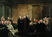 Congress Voting Independence, c.1795-1801 - Edward Savage