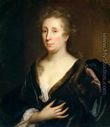 Portrait of Rachel Ruysch 1664-1750 - Godfried Schalcken