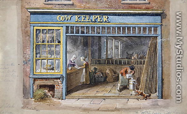 Cow Keeper, 1825 - George the Elder Scharf