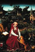 St. Jerome and the Lion  - Hans Leonhard Schaufelein