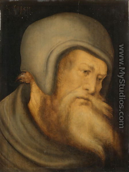 Head of a Bearded Man Apostle, 1511 - Hans the Younger Schaufelein