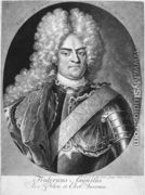 Augustus II 1670-1733 King of Poland, 1710  - Pieter Schenk
