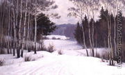 Woodland Trail in Winter - Boris Walentinowitsch Scherkow