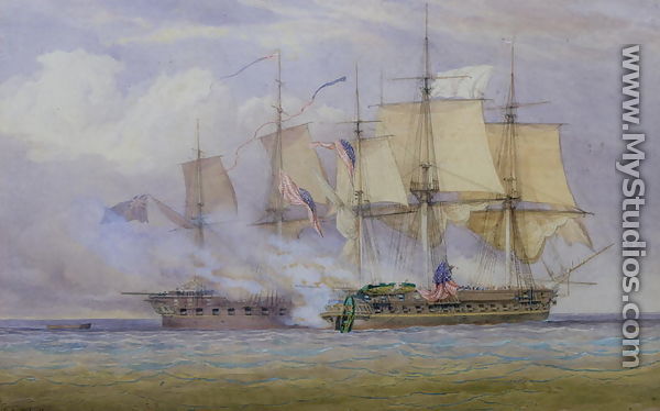 The Moment of Victory between HMS 