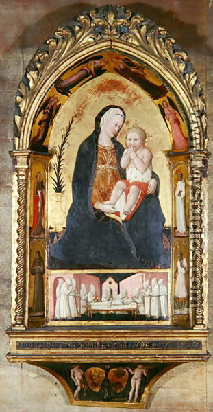 The Virgin of Humility with Angels and Saints, c.1440 - Paolo di Stefano Badaloni Schiavo