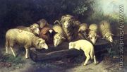 The Sheep Trough - Friedrich Ferdinand Schmalzigaug
