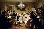 A Schubert Evening in a Vienna Salon - Julius Schmid