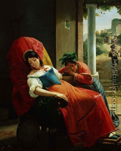 The Assassinated Woman, c.1824 - Jean-Victor Schnetz