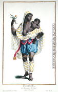 A Woman of the Congo, from Receuil des Estampes, representant les Rangs et les Dignites, suivant le Costume de toutes les Nations existantes, engraved by Pierre Duflos 1742-1816 published 1780 - Adriaan Schoonebeek